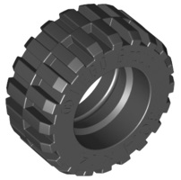 Tyre 30.4 x 14 Offset Tread in Black
