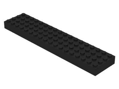 Brick 4 x 18 in Black