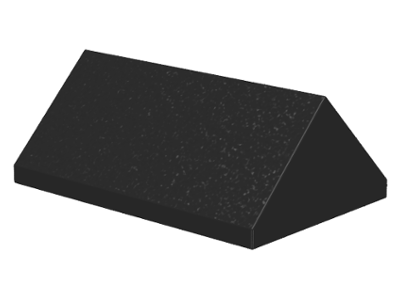Brick Sloped 45° 2 x 3 Double in Black