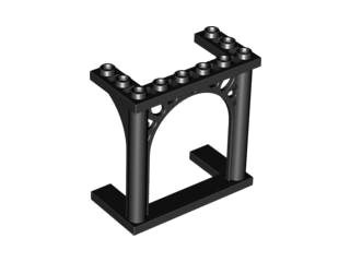 Brick Arch 3 x 6 x 5 Ornamented in Black