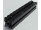 Support 2 x 2 x 8 with Grooves, Smooth On All Sides, Top Peg in Black
