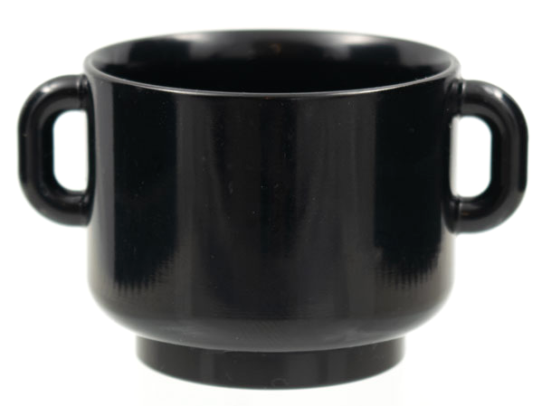 Duplo Pot / Kettle with Handles in Black