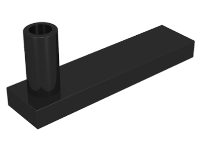Fence Gate 1 x 4 x 2 Base in Black