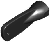 Equipment Oar / Paddle End in Black