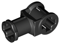 Technic Axle Connector with Axle Hole in Black