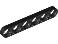 Technic Beam 1 x 6 Thin in Black