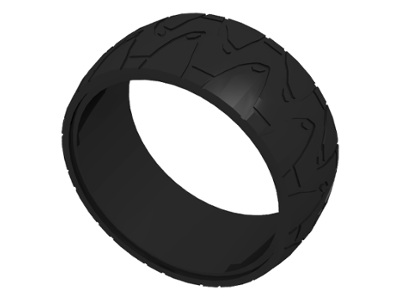 Tyre 70 x 28 Futuristic in Black
