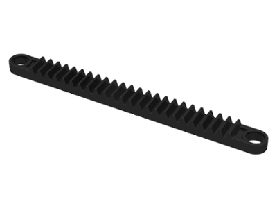 Technic Gear Rack 1 x 12 with Holes in Black