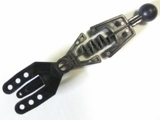 Large Figure Skeletal, Arm Forked with Flexible Center and Ball Joint in Black