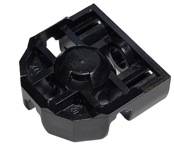 Technic Pin Connector Block 3 x 3 x 1 in Black