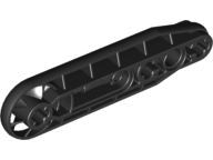 Technic Beam 1 x 7 with Fan in Black