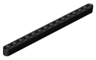 Technic Beam 1 x 15 Thick in Black