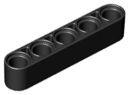 Technic Beam 1 x 5 Thick in Black
