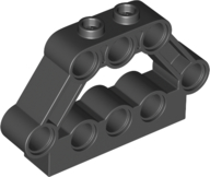 Technic Pin Connector Block 1 x 5 x 3 in Black