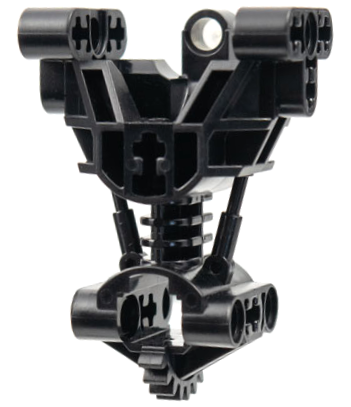 Large Figure Skeletal, Torso, Gearbox in Black