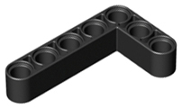 Technic Beam 3 x 5 L-Shape Thick in Black