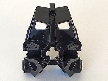 Large Figure Head Connector Block 3 x 4 x 1 2/3 in Black