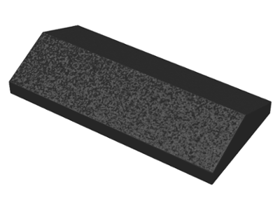 Brick Sloped 33° 2 x 4 Double in Black