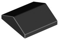 Brick Sloped 33° 2 x 2 Double in Black