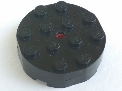 Turntable 4 x 4 - Old Type Complete - Faceted in Black