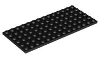 Plate 6 x 14 in Black