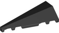 Brick Wedged, Sloped 2 x 5 Left in Black