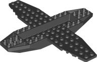 Plane, Bottom 18 x 16 x 1 x 1 1/3 in Black