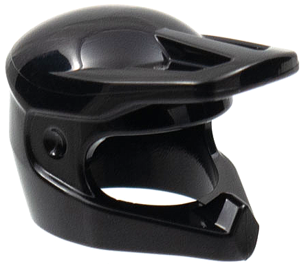 Helmet Dirt Bike in Black