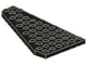 Wedge, Plate 7 x 12 Wing Right in Black