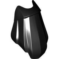 Large Figure Shoulder Cover in Black