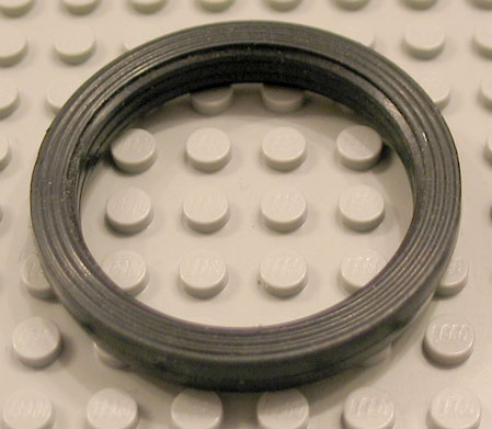 Tyre Smooth Old Style - Large in Black