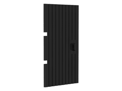 Door 1 x 4 x 6 in Black
