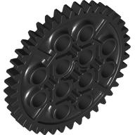 Technic Gear 40 Tooth in Black