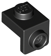 Bracket 1 x 1 - 1 x 1 in Black