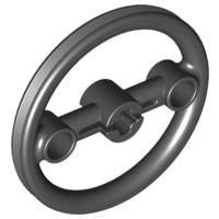 Technic Steering Pulley Large in Black