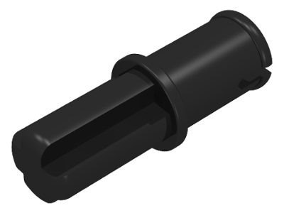 Technic Axle Pin without Friction Ridges Lengthwise in Black