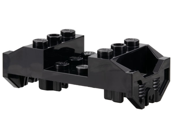 Wheel Holder, Train Wheel RC Train, Holder, Open Axle in Black