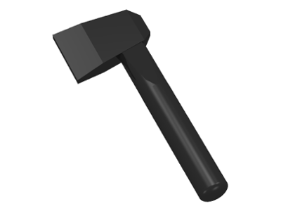 Weapon Axe in Black