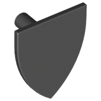 Shield Triangular in Black