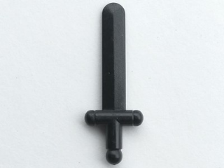 Weapon Sword / Shortsword [Shiny Solid Smooth ABS] in Black