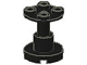 Support Round 2 x 2 x 2 Stand with Blocked Center Hole in Black