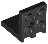 Bracket 2 x 2 - 2 x 2 in Black
