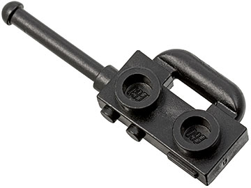 Equipment Radio [Extended Handle, Compact Speaker Grille] in Black