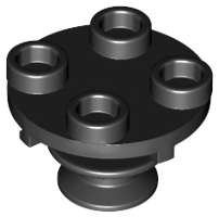 Turntable 2 x 2 x 1 in Black