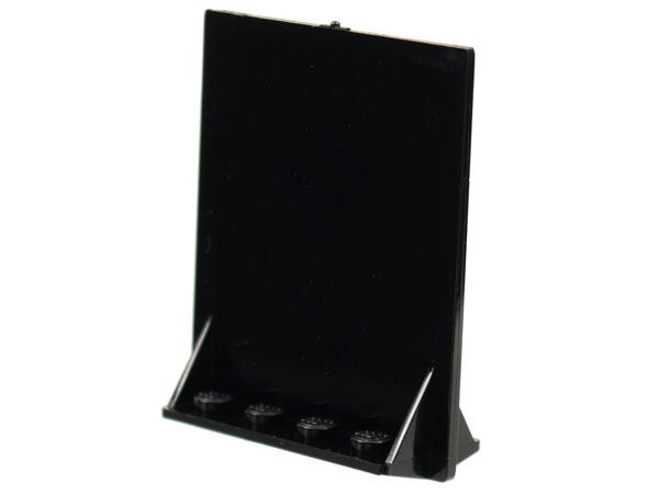 Door 2 x 5 x 5 Swivel, Bracket Base in Black