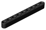 Technic Beam 1 x 9 Thick in Black