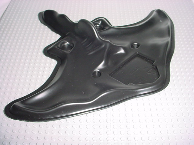 Baseplate Raised 35 x 42 x 4.5 Stingray with Depression for 6140 / 6109 Submarine in Black