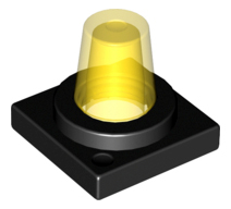 Duplo Flashlight, 2 x 2 Base with Trans-Yellow Light in Black