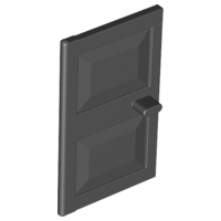 Door 1 x 4 x 5 in Black