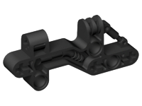 Large Figure Skeletal, Limb 1 x 3 x 7 Beam with Axle Holes (Bohrok) in Black